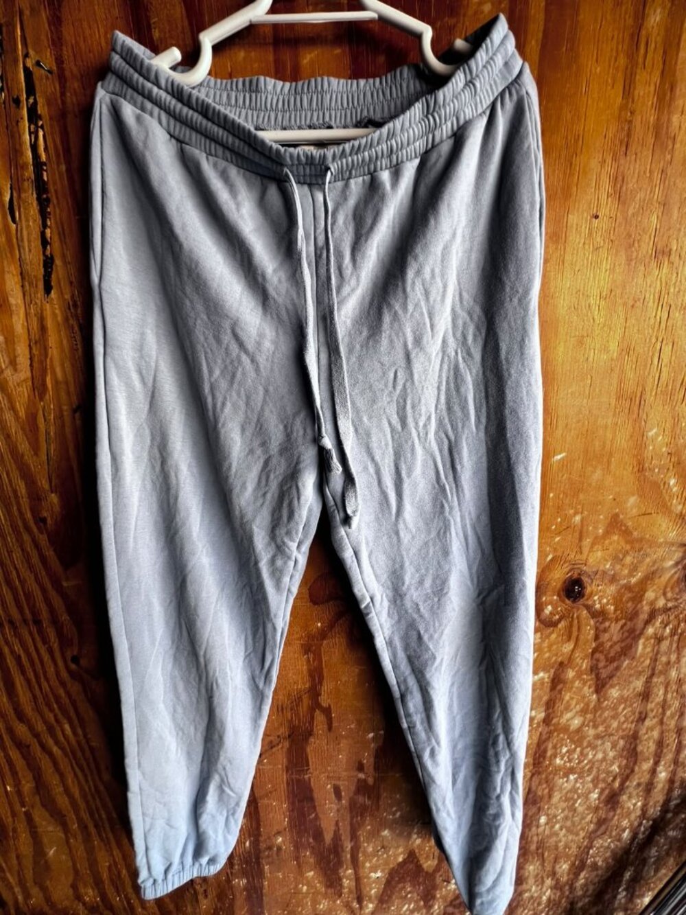 Madewell MWL Light Blue Elastic Waist Sweatpants Joggers